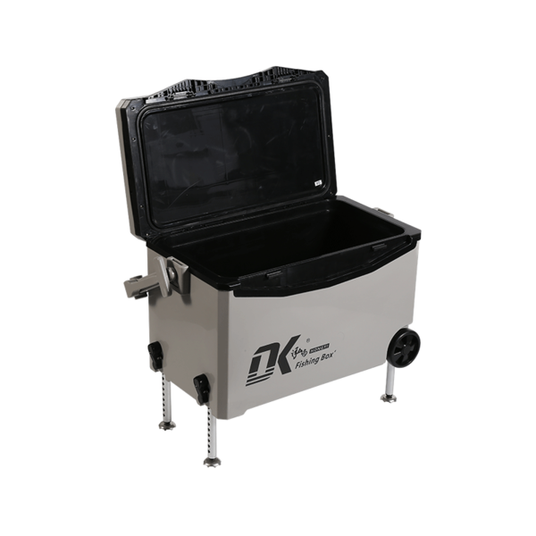 35L Backrest Comfortable Water Fishing Cooler Box Ice Wheels Liftable Platform Fishing Box