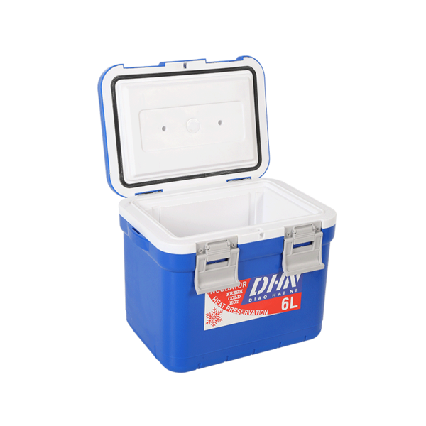 6L Biosafety Transport Transshipment Hard Ice Box Cooler Medicine Cold Chain Box