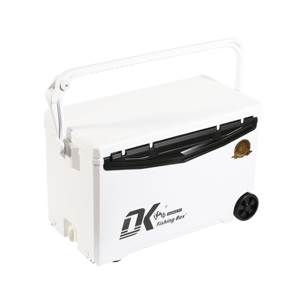 40L Flat Type High Load-bearing Towable Liftable Water Fishing Cooler Box with Ice Wheels