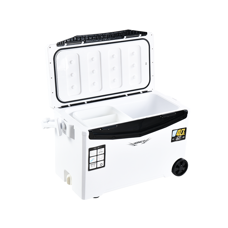 40L Super Load-bearing Type Camping Portable Ice Cooler Box Incubator And Cooler Box With Wheels