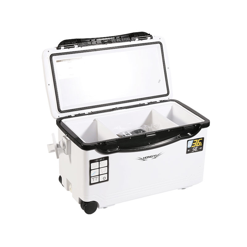 36L Camping Incubator And Cooler Box With Wheels Portable Ice Cooler Box
