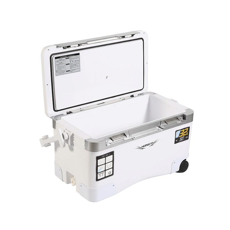 32L Anti-crush And Anti-fall Camping Incubator And Cooler Box With Wheels