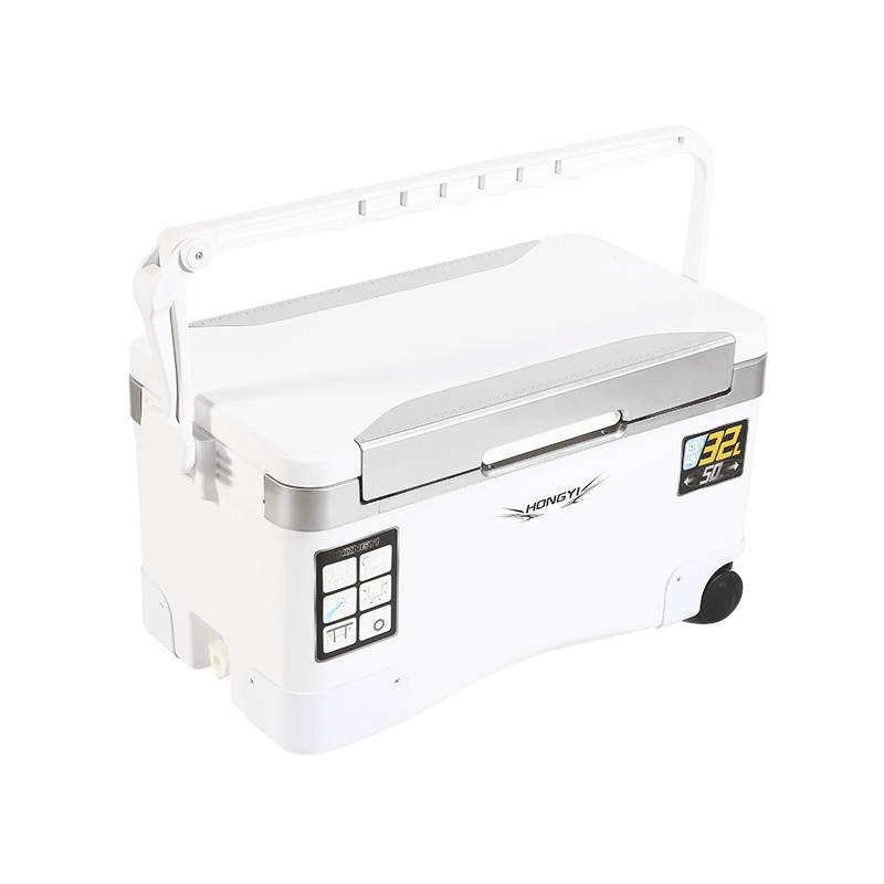 32L Anti-crush And Anti-fall Camping Incubator And Cooler Box With Wheels