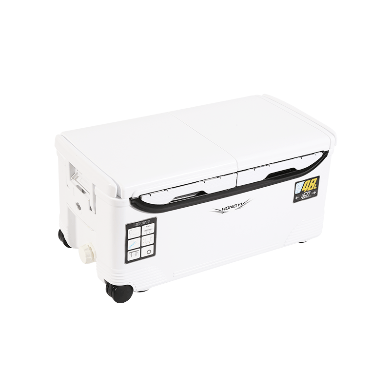 48L Camping Incubator And Cooler Box With Wheels For Long-term Thermal Insulation