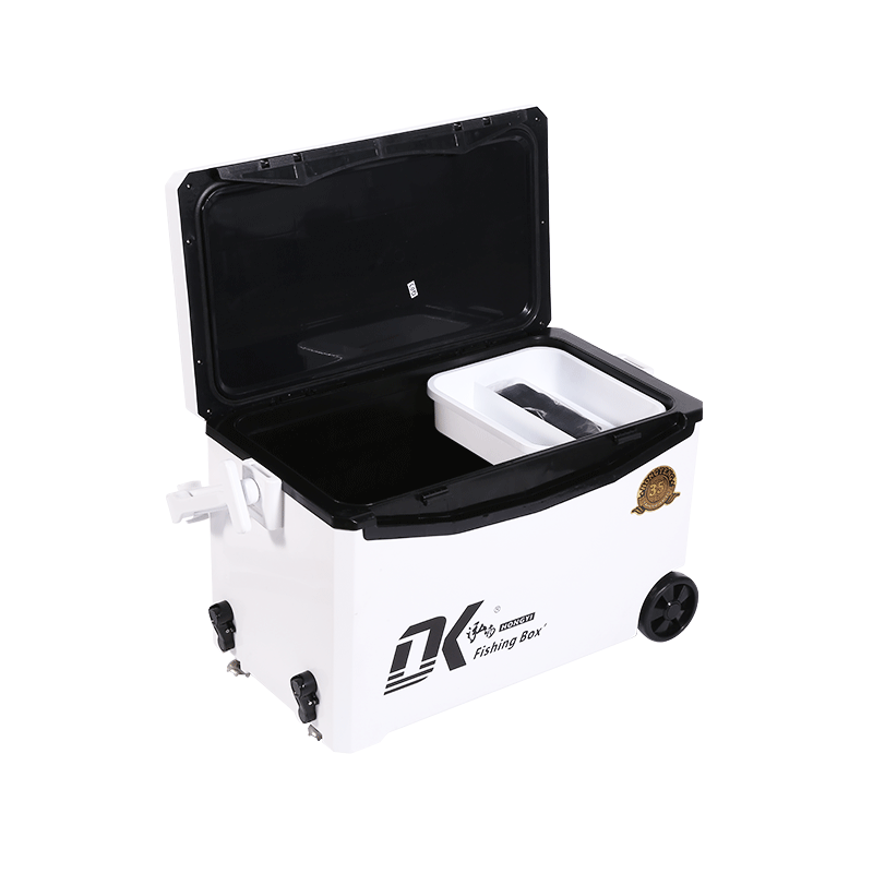 35L Water Fishing Cooler Box Ice Wheels All-terrain Applicable Liftable Platform Fishing Box