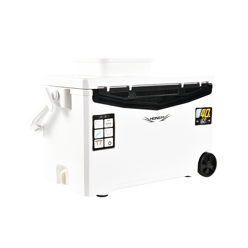 40L Flat Portable Heating And Cooling Dual-purpose Insulation Multi-purpose Sea Fishing Box