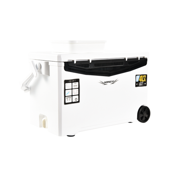 40L Flat Portable Heating And Cooling Dual-purpose Insulation Multi-purpose Sea Fishing Box